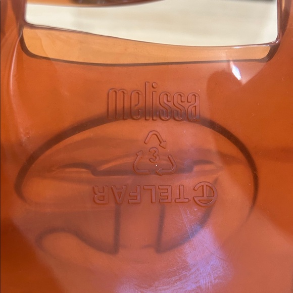 Telfar X Melissa collab Mini Transparent Amber Tote - Picture 3 of 8